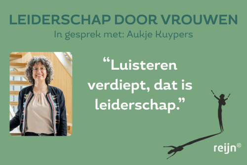 Leiderschap door vrouwen: Aukje Kuypers