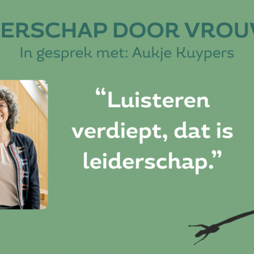 Leiderschap door vrouwen: Aukje Kuypers